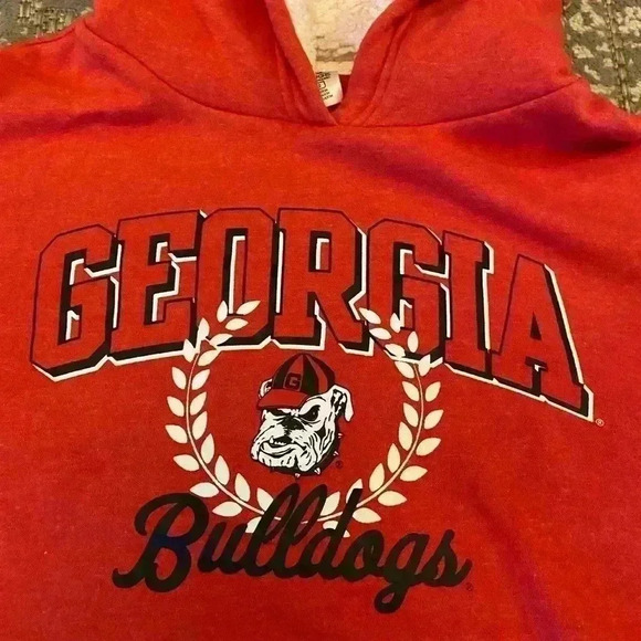 Georiga Bulldogs Women’s Pro Edge hooded sweatshirt size 2XL color Red - Picture 2 of 6